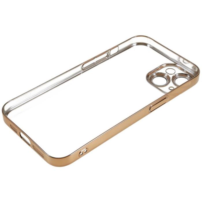 X-Level - X-LEVEL iPhone 13 Skal TPU+PC Electroplating Guld