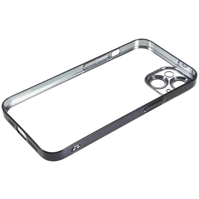 X-Level - X-LEVEL iPhone 13 Skal TPU+PC Svart med Kameralinsskydd