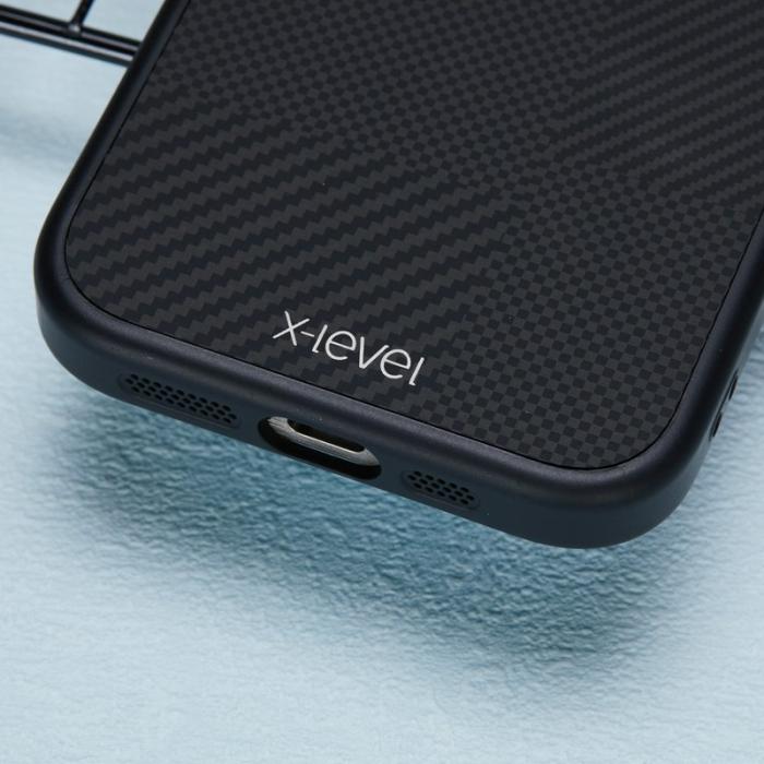 X-Level - X-LEVEL iPhone 14 Pro Fodral Hård PC Repbeständig Svart