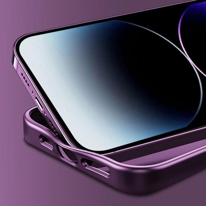 X-Level - X-LEVEL iPhone 14 Pro Fodral TPU+PC med Magnetisk Ställning - Lila