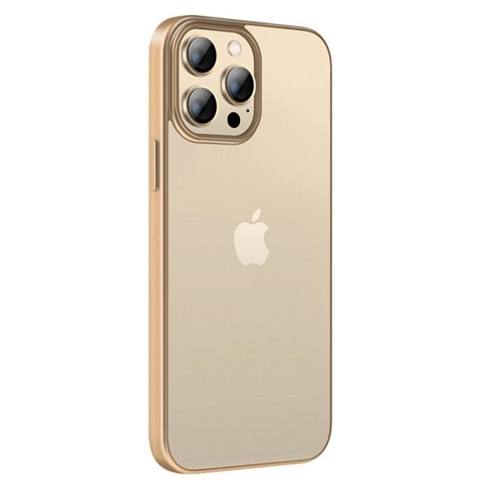 X-Level - X-LEVEL iPhone 14 Pro Max Skal Nature Color Ultra Slim Gold