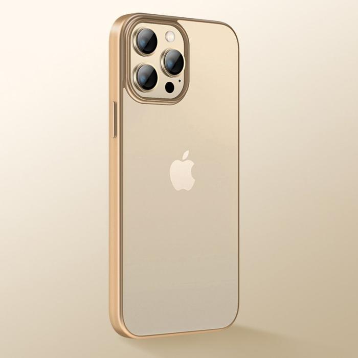 X-Level - X-LEVEL iPhone 14 Pro Max Skal Nature Color Ultra Slim Gold