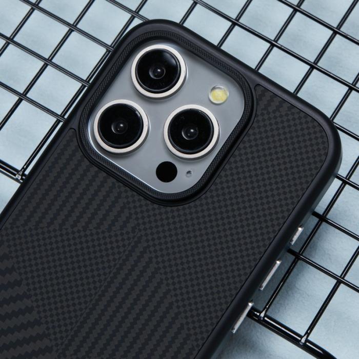 X-Level - X-LEVEL iPhone 14 Pro Skal Ultra-Tunt PC Kolfiber Svart
