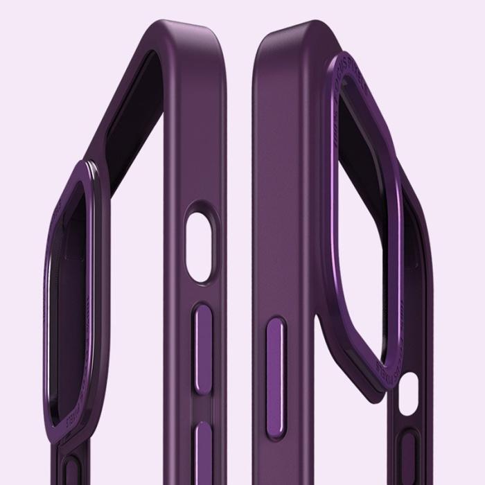 X-Level - X-LEVEL iPhone 14 Skal MagSafe Kickstand TPU+PC Lila