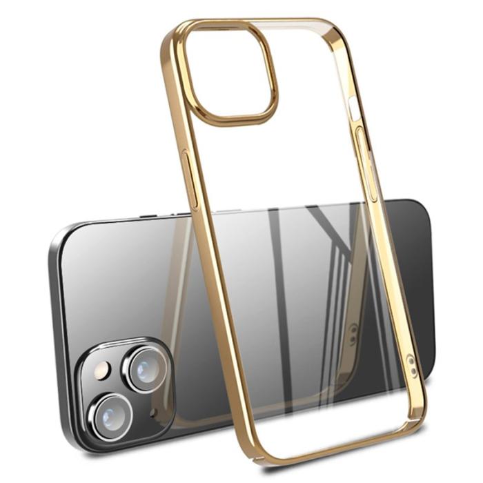 X-Level - X-LEVEL iPhone 15 Plus Skal Anti-Scratch Hård PC Klar - Guld