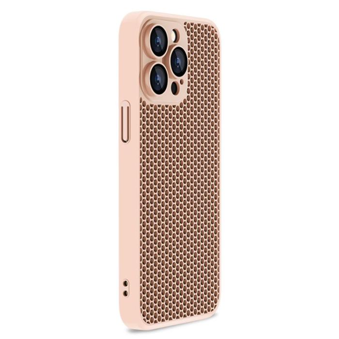 X-Level - X-LEVEL iPhone 15 Pro Fodral med Linsskydd Hård PC Rosa