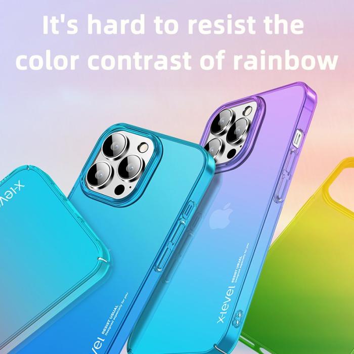 X-Level - X-LEVEL iPhone 15 Pro Max Skal Colorful Series Gult