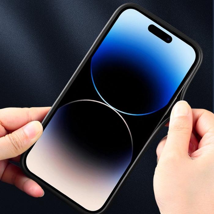 X-Level - X-LEVEL iPhone 15 Pro Max Skal Line Splicing Brun