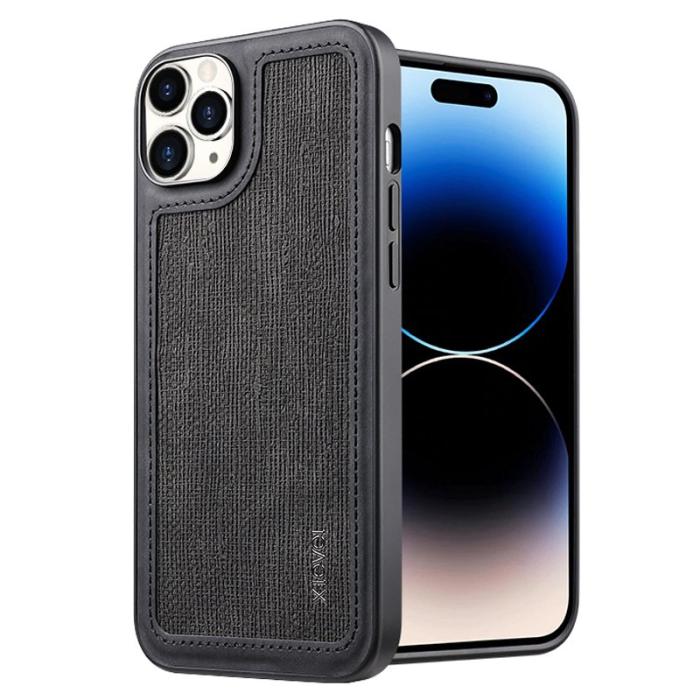 X-Level - X-LEVEL iPhone 15 Pro Max Skal Line Splicing Svart