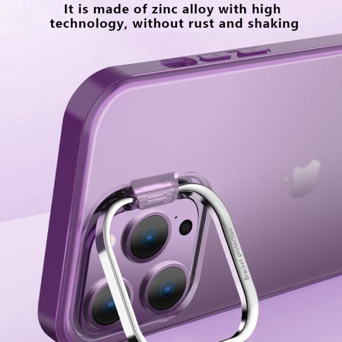 X-Level - X-LEVEL iPhone 15 Pro Max Skal med Kickstand - Mörkblå