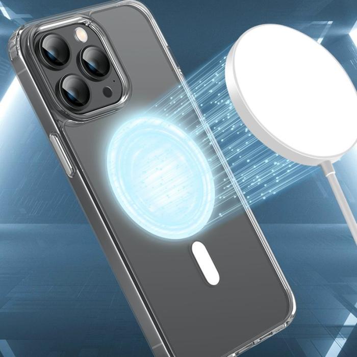 X-Level - X-LEVEL iPhone 15 Pro Max Skal Shockproof Ultra Clear MagSafe