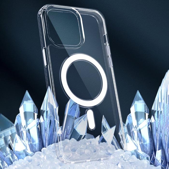 X-Level - X-LEVEL iPhone 15 Pro Max Skal Shockproof Ultra Clear MagSafe