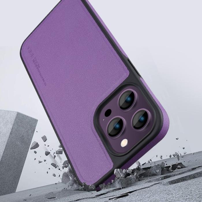 X-Level - X-LEVEL iPhone 15 Pro Skal Shockproof MagSafe Lila