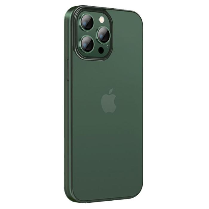 X-Level - X-LEVEL iPhone 15 Pro Skal Transparent Anti-fingeravtryck Grön