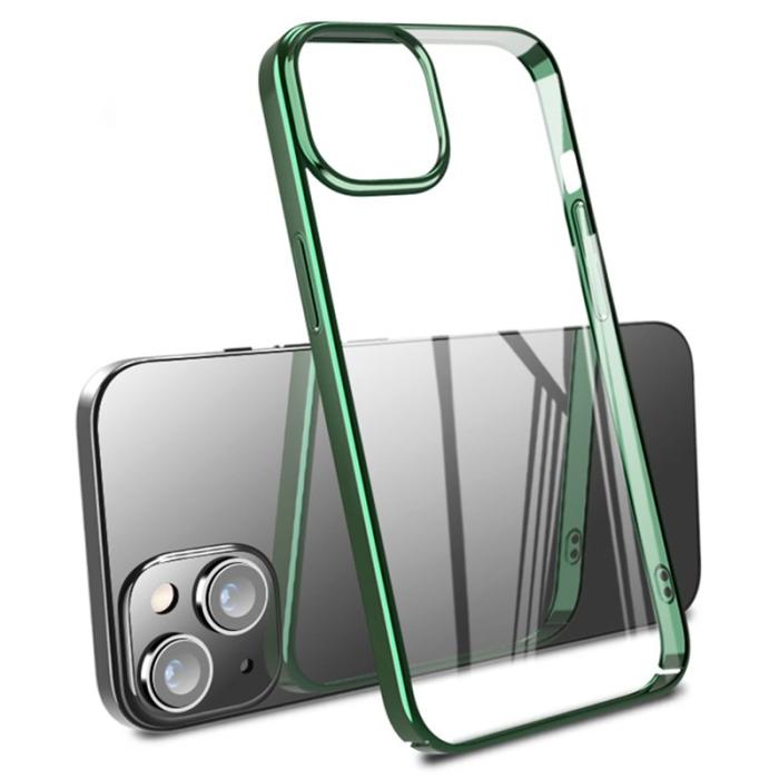 X-Level - X-LEVEL iPhone 15 Skal Electroplating Hård PC - Midnight Green
