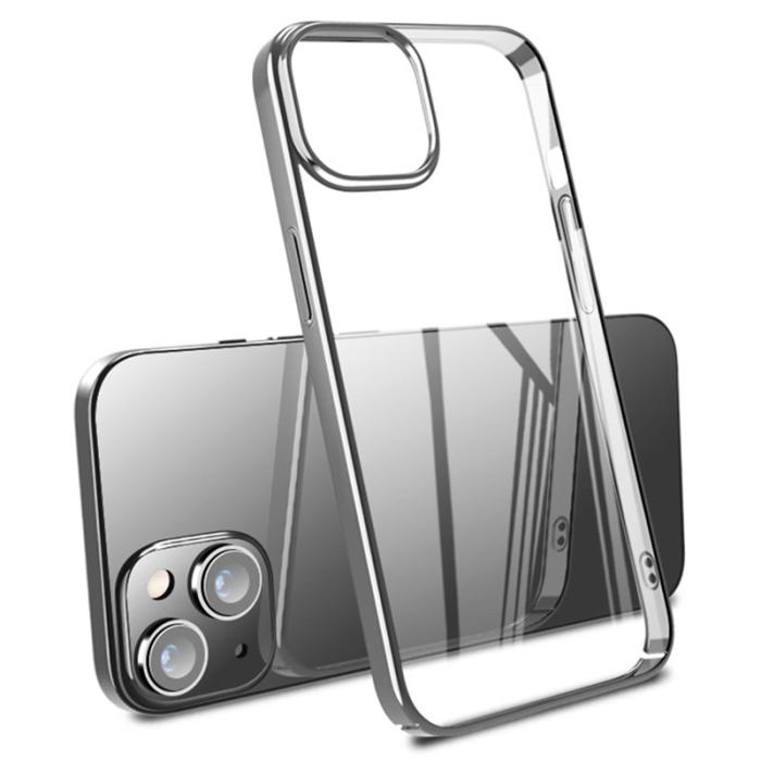X-Level - X-LEVEL iPhone 15 Skal Electroplating Hård PC Stötabsorberande Silver