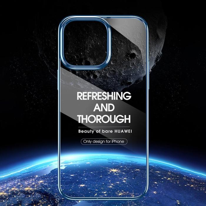 X-Level - X-LEVEL iPhone 15 Skal Electroplating Ram Hård PC Shockproof Svart