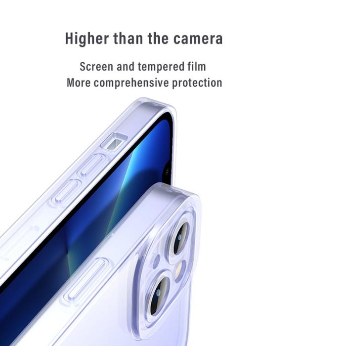 X-Level - X-LEVEL iPhone 15 Skal Tempererat Glas + TPU Skydd - Rosa