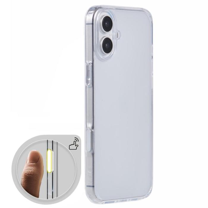 X-Level - X-LEVEL iPhone 16 Plus Fodral TPU+PC Klar Bakre Skydd