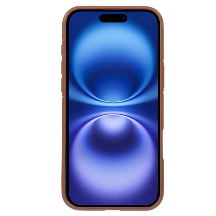 X-Level - X-LEVEL iPhone 16 Plus Skal Akryl+Silikon Klar Bak - Titan Guld