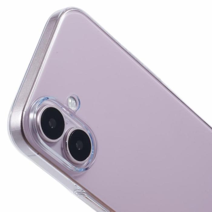 X-Level - X-LEVEL iPhone 16 Plus Skal Hård PC Slim Fit Transparent