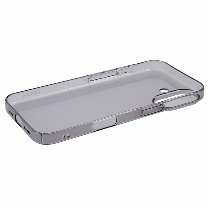 X-Level - X-LEVEL iPhone 16 Plus Skal Hård PC Slim Fit Transparent Svart