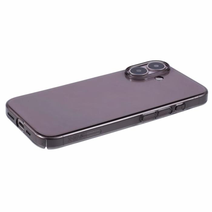 X-Level - X-LEVEL iPhone 16 Plus Skal Hård PC Slim Fit Transparent Svart