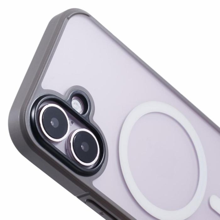 X-Level - X-LEVEL Mobilskal till iPhone 16 Plus MagSafe PC+TPU Matt Grå