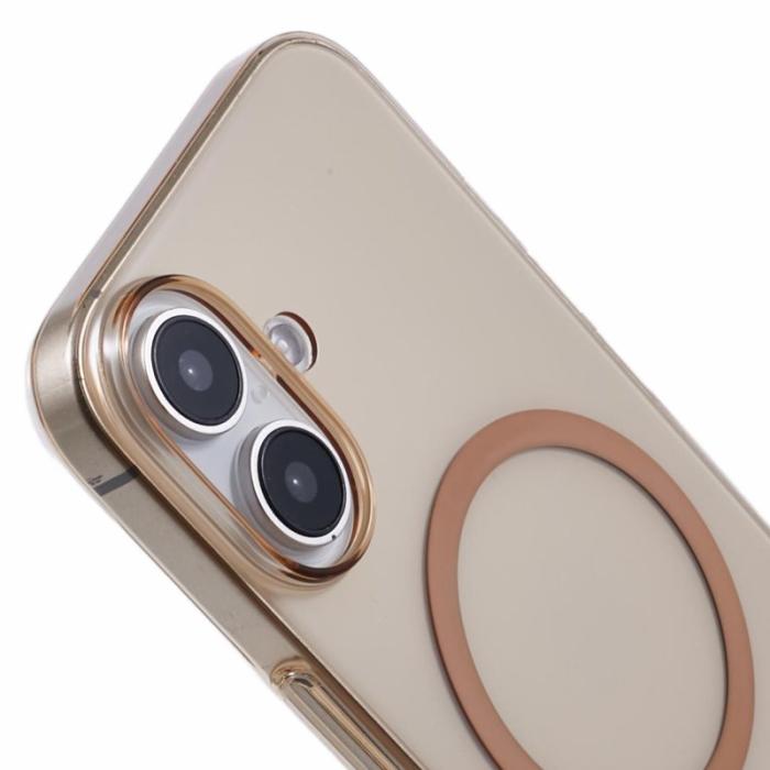 X-Level - X-LEVEL iPhone 16 Plus Skal Slim Shockproof Transparent Guld