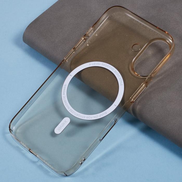 X-Level - X-LEVEL iPhone 16 Plus Skal Slim Shockproof Transparent Guld