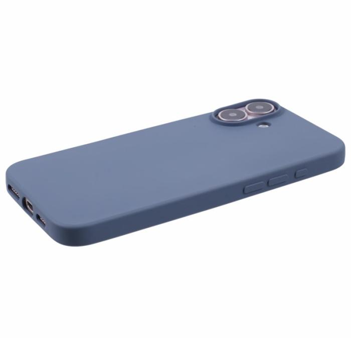 X-Level - X-LEVEL iPhone 16 Plus Skal Smooth Soft TPU Liquid Silicone Grå