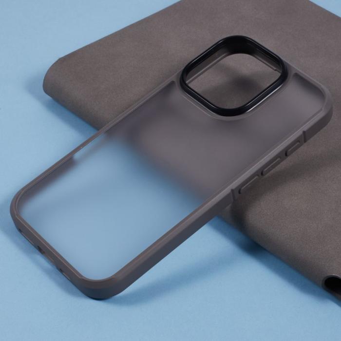 X-Level - X-LEVEL iPhone 16 Pro Fodral Anti-Scratch PC+TPU Matt Grå