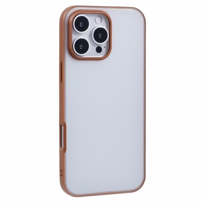 X-Level - X-LEVEL iPhone 16 Pro Fodral Frosted PC+TPU Titanium Gold