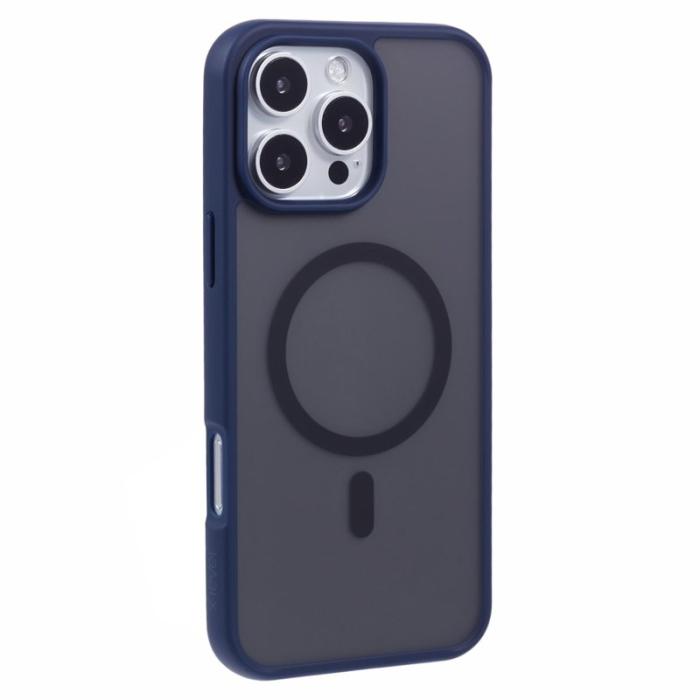 X-Level - X-LEVEL iPhone 16 Pro Fodral MagSafe TPU+Acrylic Mörkblå