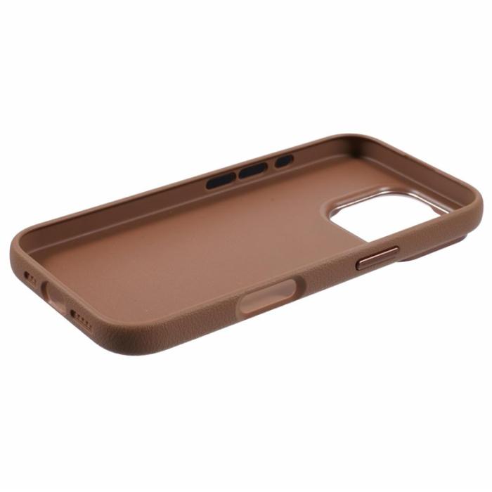 X-Level - X-LEVEL iPhone 16 Pro Fodral PU Läder Hård PC Bak - Titan Guld