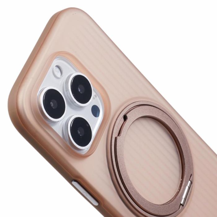X-Level - X-LEVEL iPhone 16 Pro Fodral Rotating Kickstand Titanium Gold