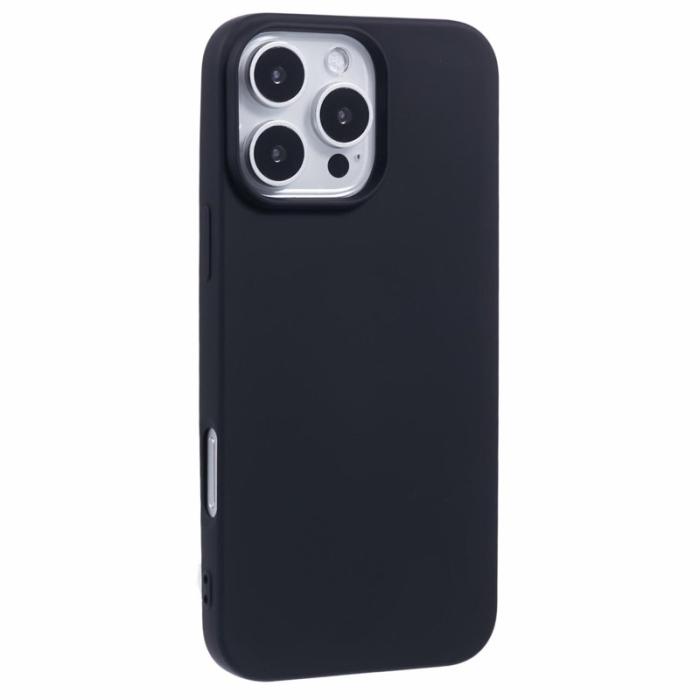 X-Level - X-LEVEL iPhone 16 Pro Fodral Soft TPU med Silikontextur - Svart