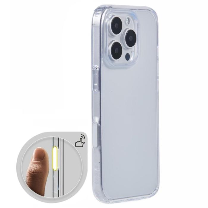 X-Level - X-LEVEL iPhone 16 Pro Fodral TPU+PC Klar Bakcover Transparent