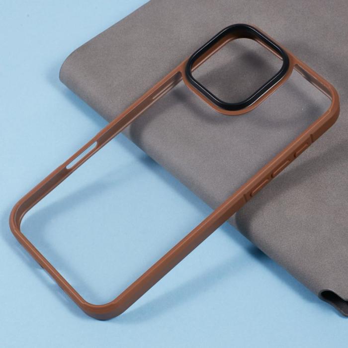 X-Level - X-LEVEL iPhone 16 Pro Max Skal Akryl+Silikon Transparent Guld