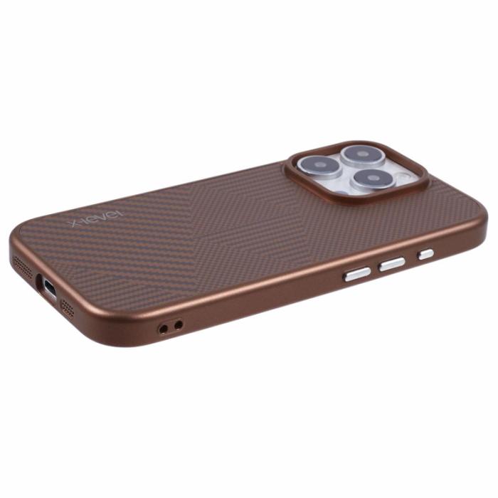 X-Level - X-LEVEL iPhone 16 Pro Max Skal Hård PC Titan Guld