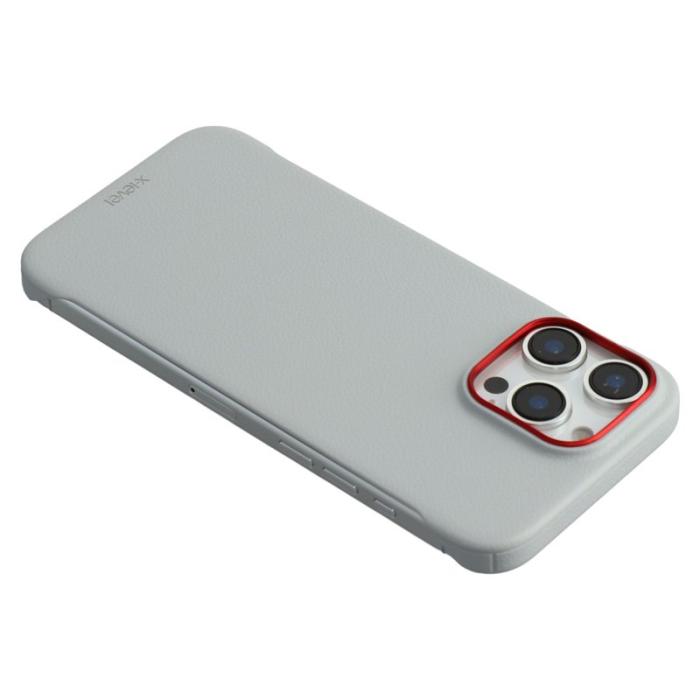 X-Level - X-LEVEL iPhone 16 Pro Max Skal Magnetisk PC + Metall Grå