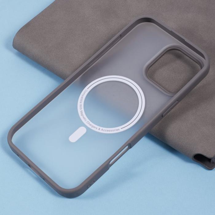 X-Level - X-LEVEL iPhone 16 Pro Max Skal Magnetiskt Grått Fodral