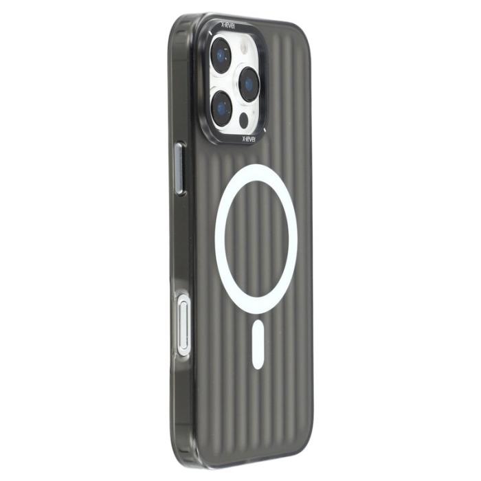 X-Level - X-LEVEL iPhone 16 Pro Max Skal MagSafe Färgskiftande Svart