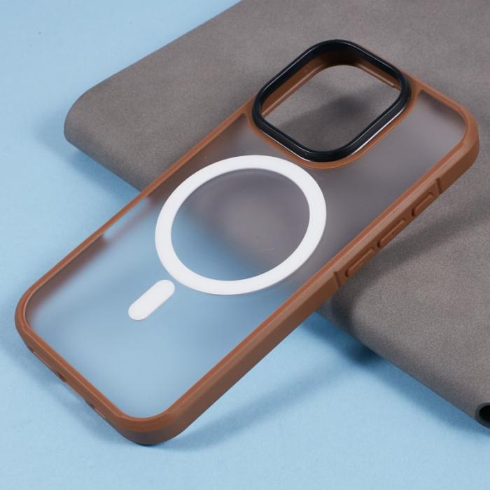 X-Level - X-LEVEL iPhone 16 Pro Max Skal MagSafe PC+TPU Titanium Gold