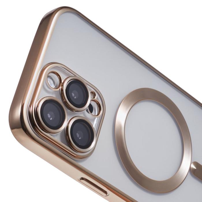 X-Level - X-LEVEL iPhone 16 Pro Max Skal MagSafe Transparent TPU Guld