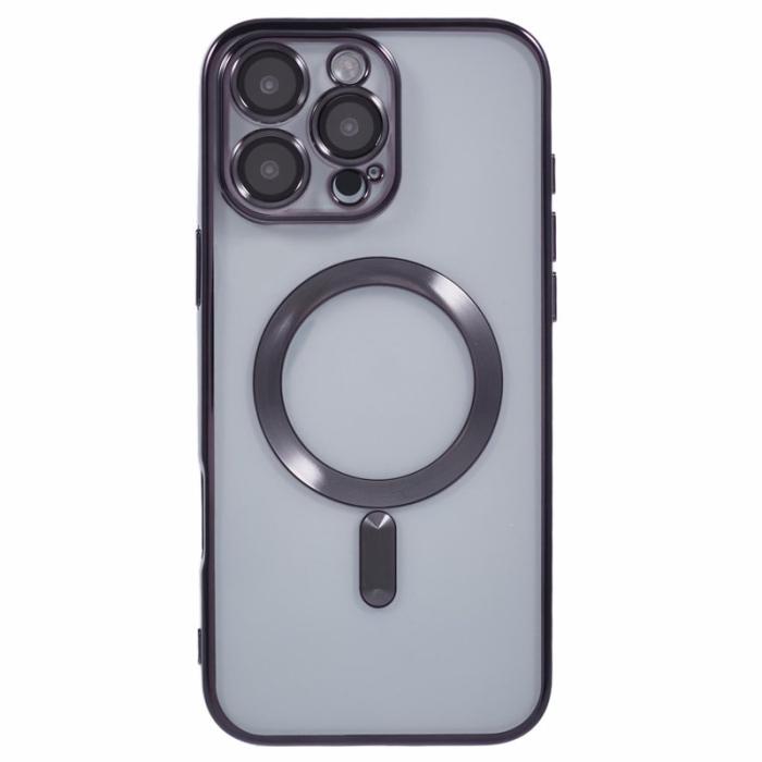 X-Level - X-LEVEL iPhone 16 Pro Max Skal MagSafe Transparent TPU Svart