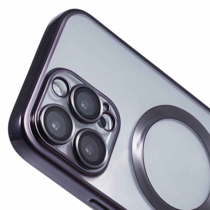 X-Level - X-LEVEL iPhone 16 Pro Max Skal MagSafe Transparent TPU Svart