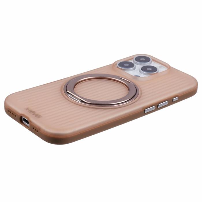 X-Level - X-LEVEL iPhone 16 Pro Max Skal med Rotating Kickstand Titanium Gold