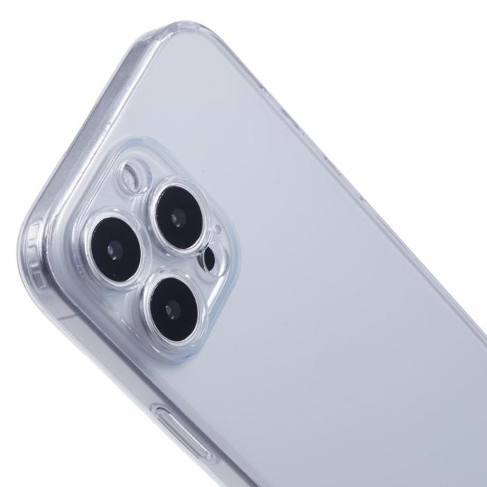 X-Level - X-LEVEL iPhone 16 Pro Max Skal Transparent TPU och Tempererat Glas