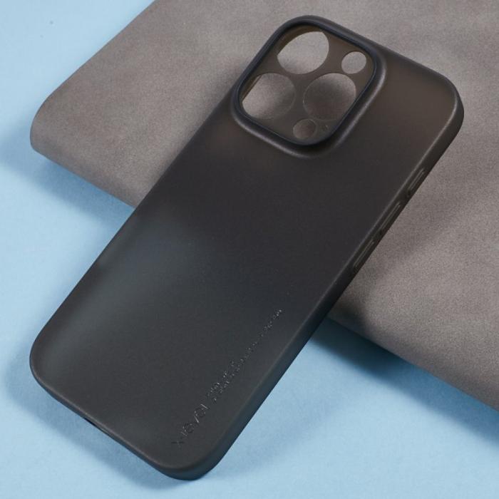 X-Level - X-LEVEL iPhone 16 Pro Skal Hård PP Matt 0.18mm Transparent Svart